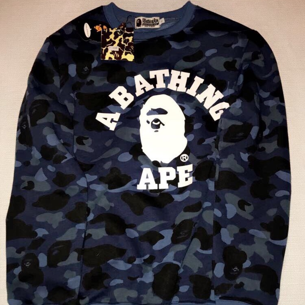 Bathing Ape Camo Crewneck